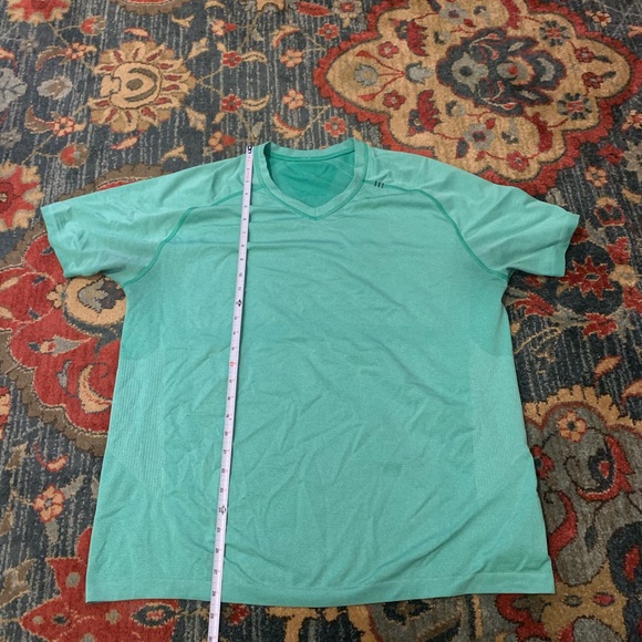 lululemon athletica Other - Light greenish blue metal vent T-shirt